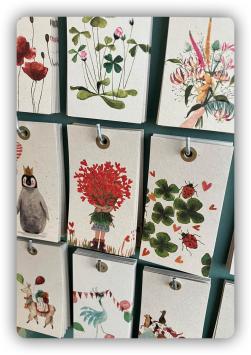 Geschenkkaartjes display
