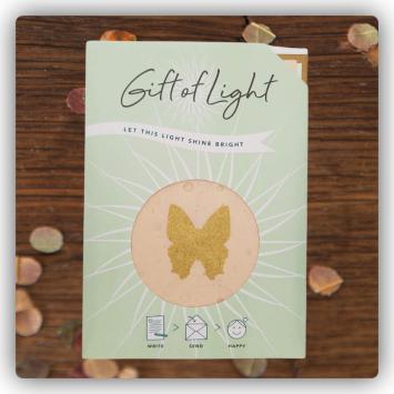 Geschenklichtje 04 Vlinder