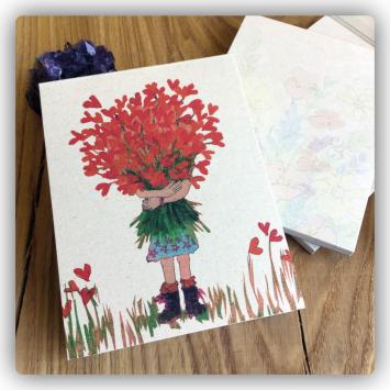 Writing pad Grove of Love